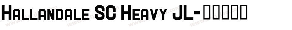 Hallandale SC Heavy JL字体转换